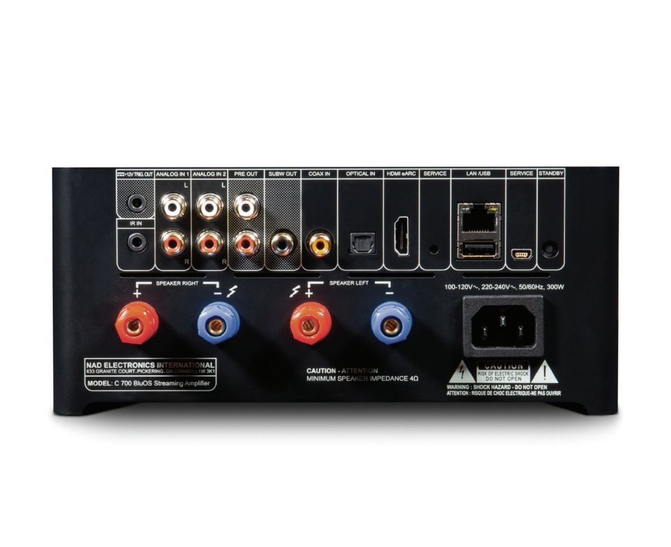 NAD C-700. Vollverstärker mit BluOs-Streaming der Spitzenklasse im herausragenden Design! #2