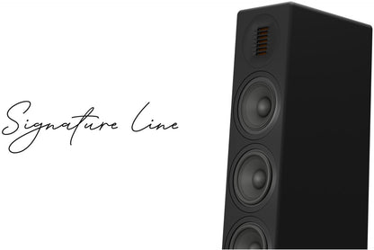 Sonoro Orchestra Shaped Signature. 3 Weg Stand-Lautsprecher der HighEnd-Klasse mit echtem Bändchen-Hochtöner! Weiß und schwarz matt!