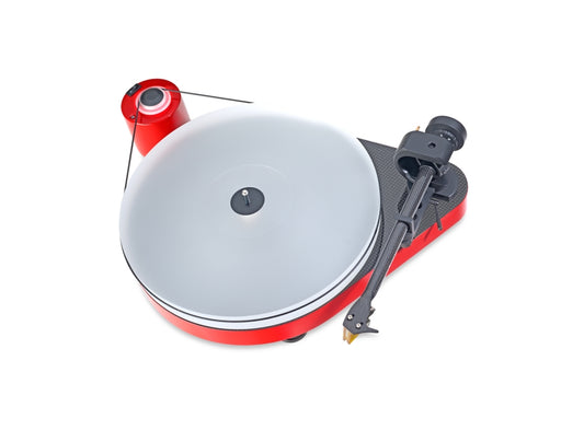 Pro-Ject RPM-5 Carbon. High-End-Plattenspieler. Acryl-Plattenteller. Spitzensystem Ortofon 2MBronze! — Rot/Acryl/2M Bronze
