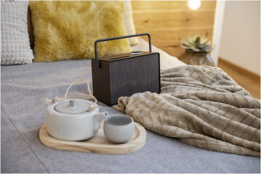PURE Evoke Play. Der klangstarke Alleskönner! Edles KVADRAT-Design! 40 W! DAB+! Spotify Connect! BT!