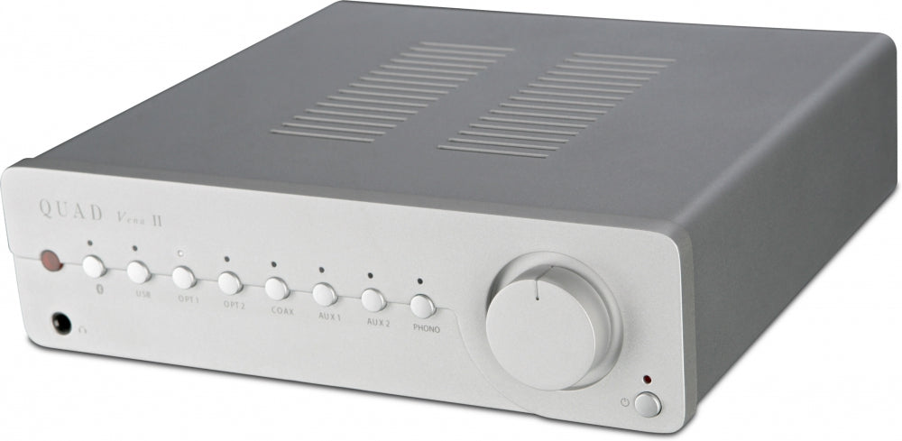 QUAD Vena II Play. Audiophiler Streaming-Vollverstärker. Sound Brothers-Tipp! — Alu-Silver