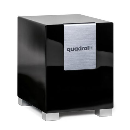 QUADRAL Qube S8 aktiv. Neuheit! Verbesserte Version des Qube 8! Staubtrocken! — Schwarz