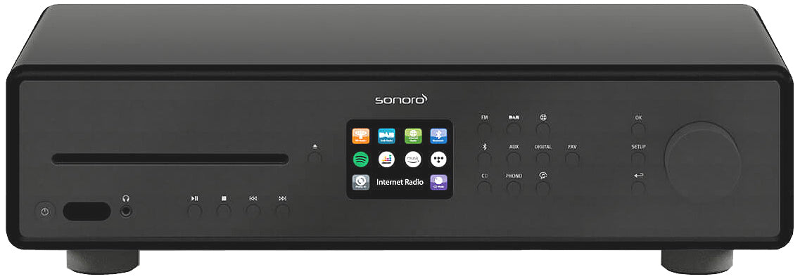 SONORO HiFi-Anlage 1 : Maestro + Orchestra Slim-Boxen. Schwarz oder weiß. SUPER-DEALZ!