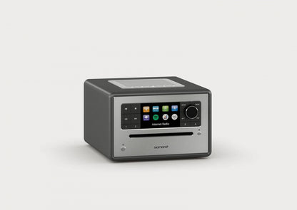 Sonoro Elite. Das wohlklingende All-In-One Gerät in vielen Designs. Mehr als ein "Radiowecker"! — Graphit (matt) - silber
