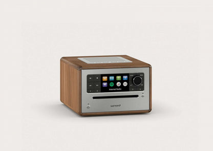 Sonoro Elite. Das wohlklingende All-In-One Gerät in vielen Designs. Mehr als ein "Radiowecker"! — Walnuß - silber