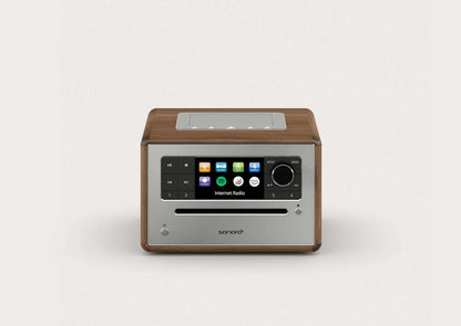 Sonoro Elite. Das wohlklingende All-In-One Gerät in vielen Designs. Mehr als ein "Radiowecker"! — Walnuß - silber