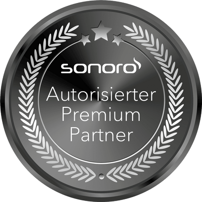 SONORO Maestro. Die All-in-One Lösung auf HighEnd-Niveau! — Matt Weiß - Schwarz