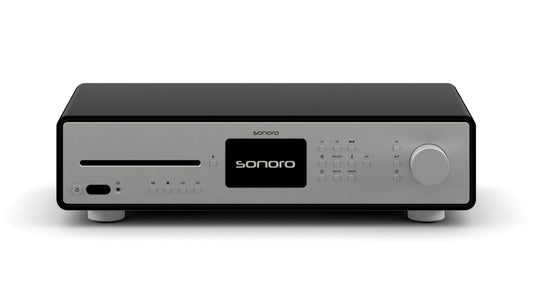 SONORO Maestro Quantum. Neuheit! Das überragende All-in-One Gerät. Klangstark. Stylish! — Schwarz - Silber