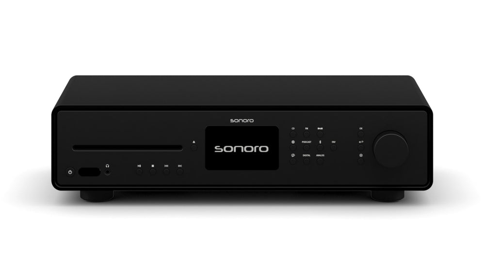 SONORO Maestro Quantum. Neuheit! Das überragende All-in-One Gerät. Klangstark. Stylish! — Matt Schwarz - Schwarz