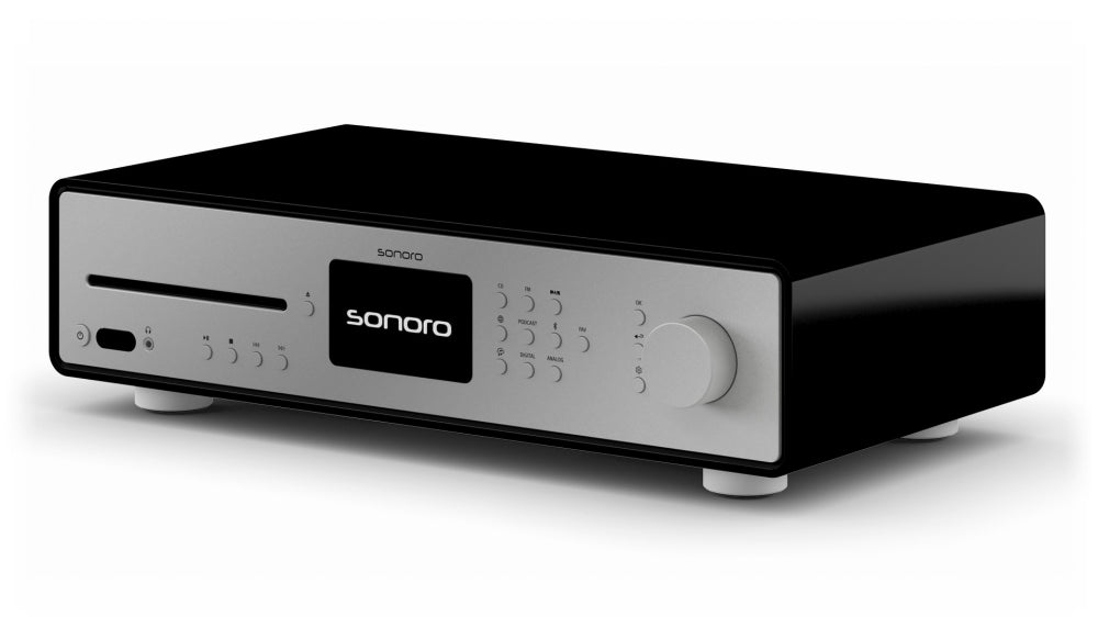 SONORO Maestro Quantum. Neuheit! Das überragende All-in-One Gerät. Klangstark. Stylish! — Schwarz - Silber