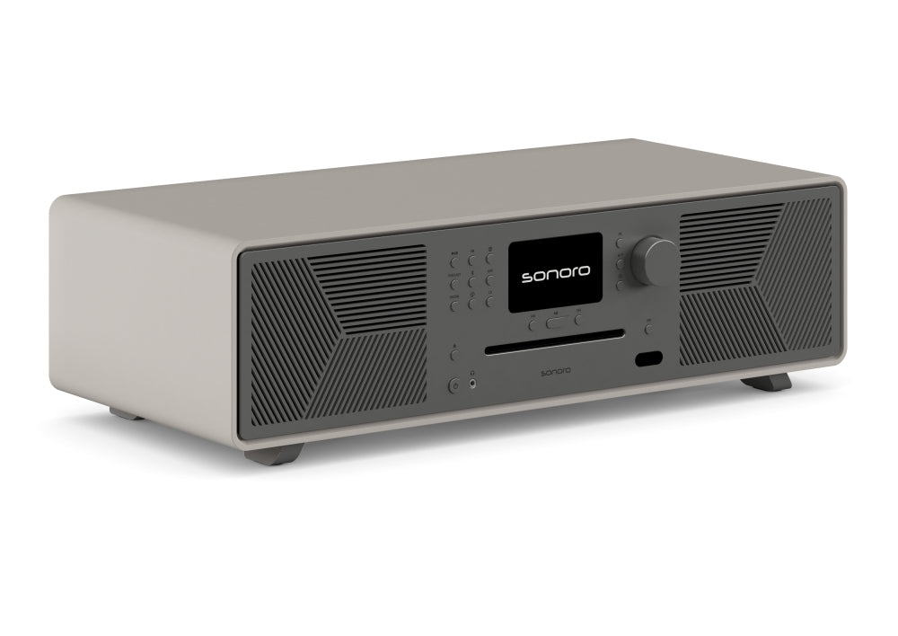 SONORO Meisterstück Gen 2. Noch stylischer. Superklang! HDMI f. TV. Ikonisches Design! — Sandstein ( matt )