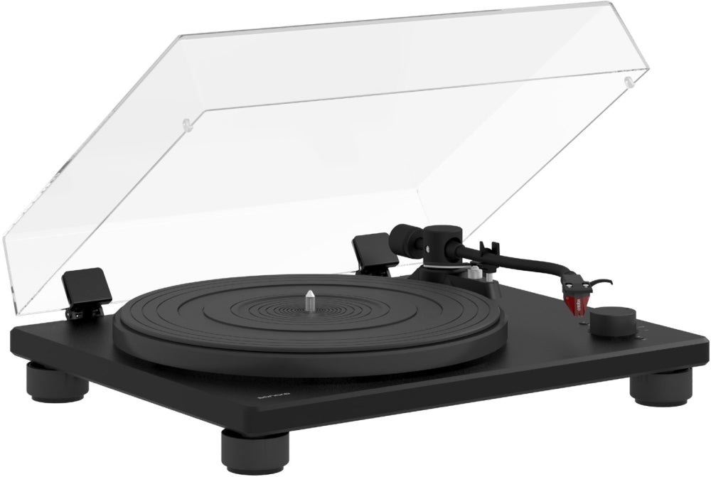 SONORO Platinum Auto EAS. Analoger Plattenspieler. Spitzenklasse. Endabschaltung. Ortofon 2M Red! — Matt Schwarz