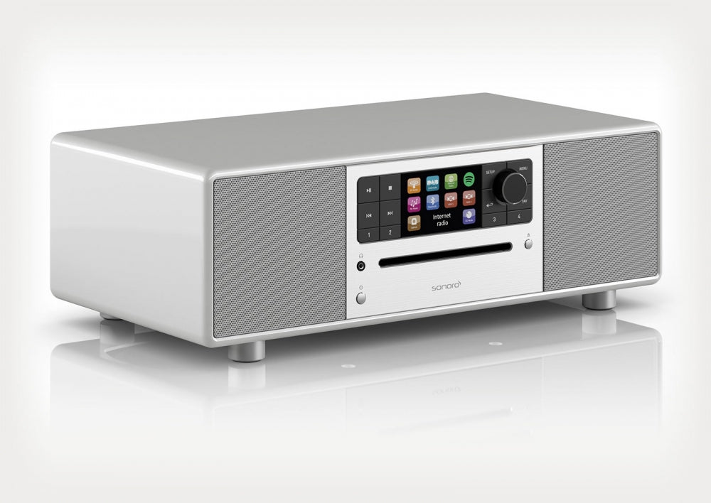 SONORO PRESTIGE. Das All-in-One-Wunder. Inkl. CD. Klangstark. Einfach zu bedienen! — Silber Hochglanz - Silber