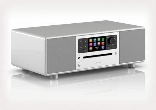 SONORO PRESTIGE. Das All-in-One-Wunder. Inkl. CD. Klangstark. Einfach zu bedienen! — Silber Hochglanz - Silber