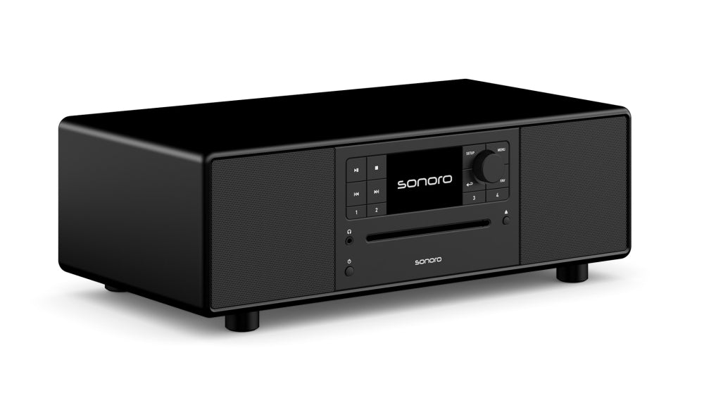 SONORO PRESTIGE. Das All-in-One-Wunder. Inkl. CD. Klangstark. Einfach zu bedienen! — Schwarz (matt) - Schwarz