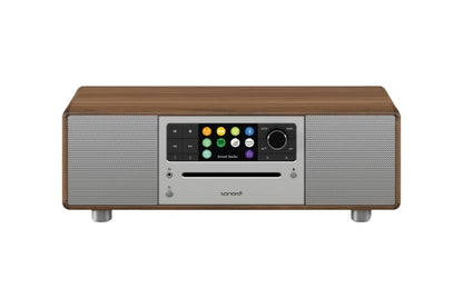 SONORO PRESTIGE. Das All-in-One-Wunder. Inkl. CD. Klangstark. Einfach zu bedienen! — Walnuß - Silber