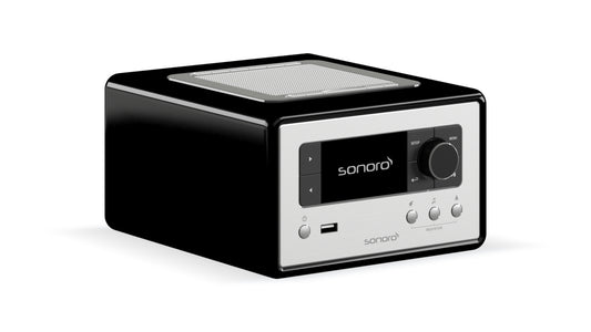 Sonoro Relax — Schwarz hochglanz - Silber