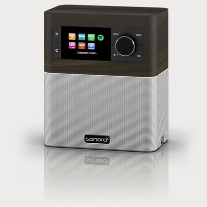 sonoro STREAM — Mooreiche (Dekor) silber