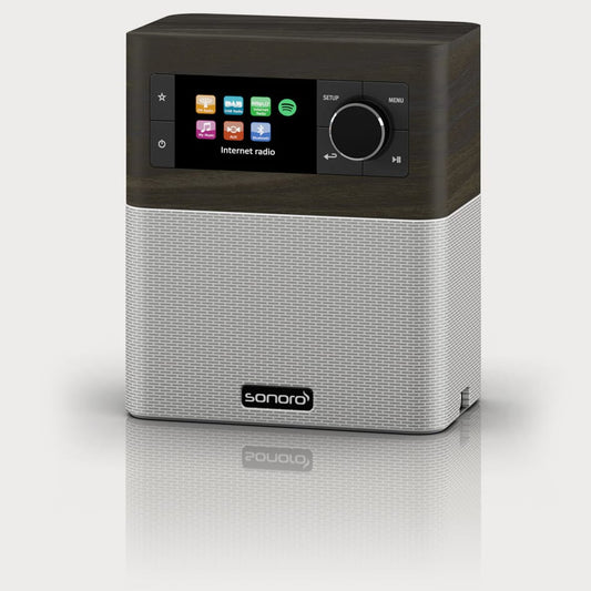 sonoro STREAM — Mooreiche (Dekor) silber