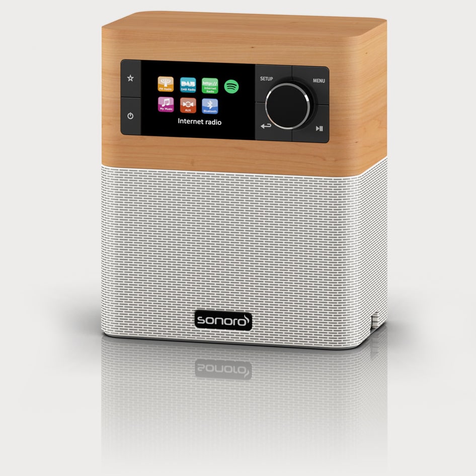 sonoro STREAM — Ahorn (Dekor) weiß