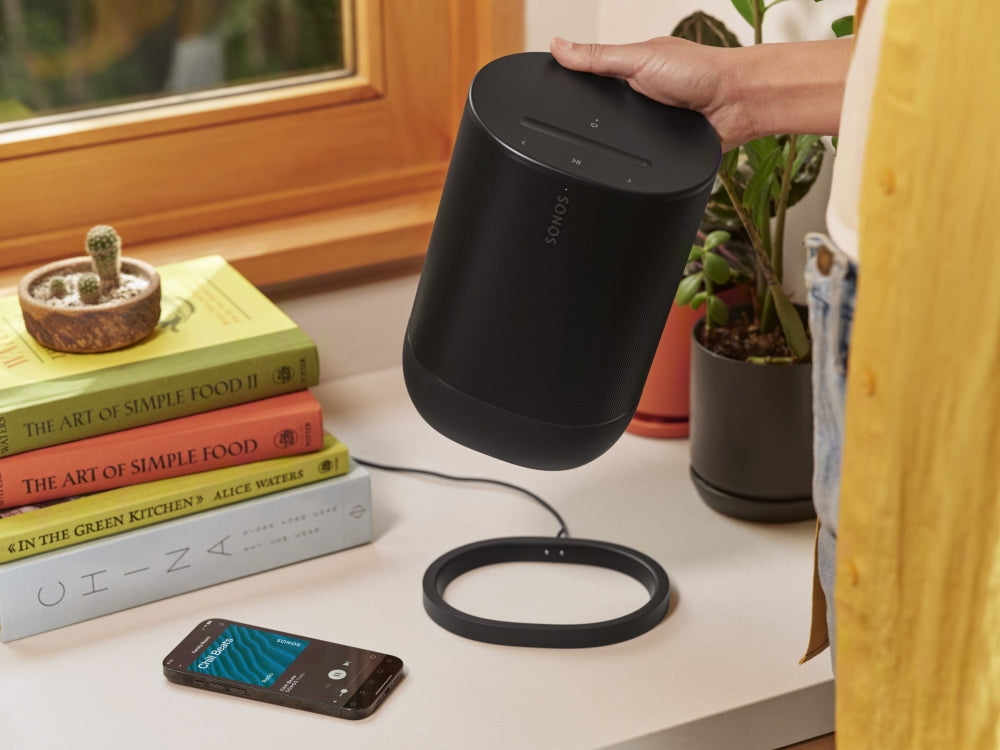 SONOS Move 2. Der neue portable Superspeaker. WLAN u. Bluetooth. Wasserfest. — Matt-Schwarz