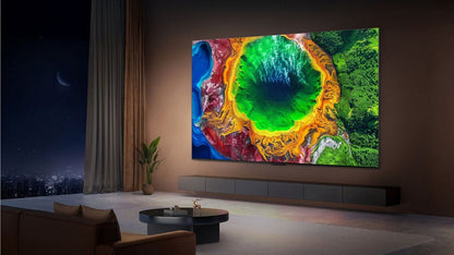TCL 55C69K Pro. QD-MiniLED. Spitzenklasse. 139 cm Diagonale. 144 Hz. Edler Mittelfuß.