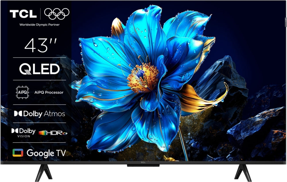 TCL 43 P79K/DE. 109 cm Diagonale. 4K/QLED-TV mit AiPQ Bildverbesserer (KI). Google-TV! Start-Dealz! #1
