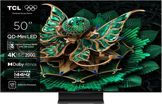TCL 50MQ85. 50 Zoll/126 cm Diagonale. MiniLED! Onkyo-Sound-System! 144 Hz! Super-Preis! #1