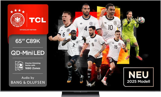 TCL 65C89K. . QD-MiniLED. 164 cm. 4500 Nits. 1680 Dimmingzonen. Fast rahmenlos. B&O Sound! #1