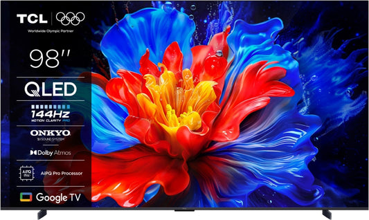 TCL 98P89K. 98"/248 cm QLED-TV. 144 Hz. AiPQ-Prozessor. WM-AKTION!