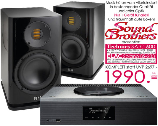 Technics / Elac Anlage der Spitzenklasse! Alles drin! Überragender Klang! Top-Design! SUPER-DEALZ! #1