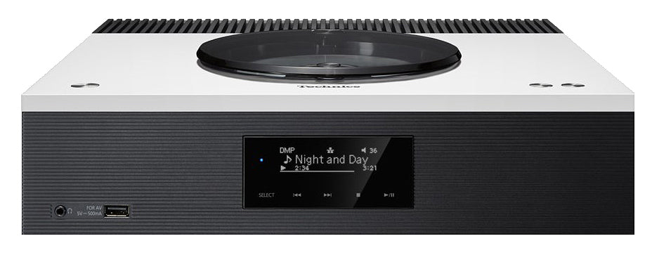 Technics SA-C 600. Erstklassiges All-in-One-Gerät: Amp/CD/Streamer/DAB+ ! /Phono/ jetzt auch in weiß — Aluminium Weiß
