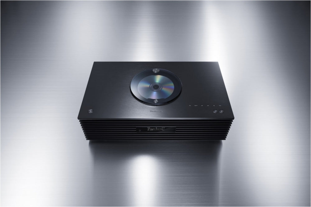 TECHNICS SC-C70 MK2. Kompaktes, edles ALL IN ONE - HiFi-System. Schwarz oder Silber! Sonderpreis! — Aluminium schwarz