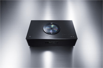 TECHNICS SC-C70 MK2. Kompaktes, edles ALL IN ONE - HiFi-System. Schwarz oder Silber! Sonderpreis! — Aluminium schwarz