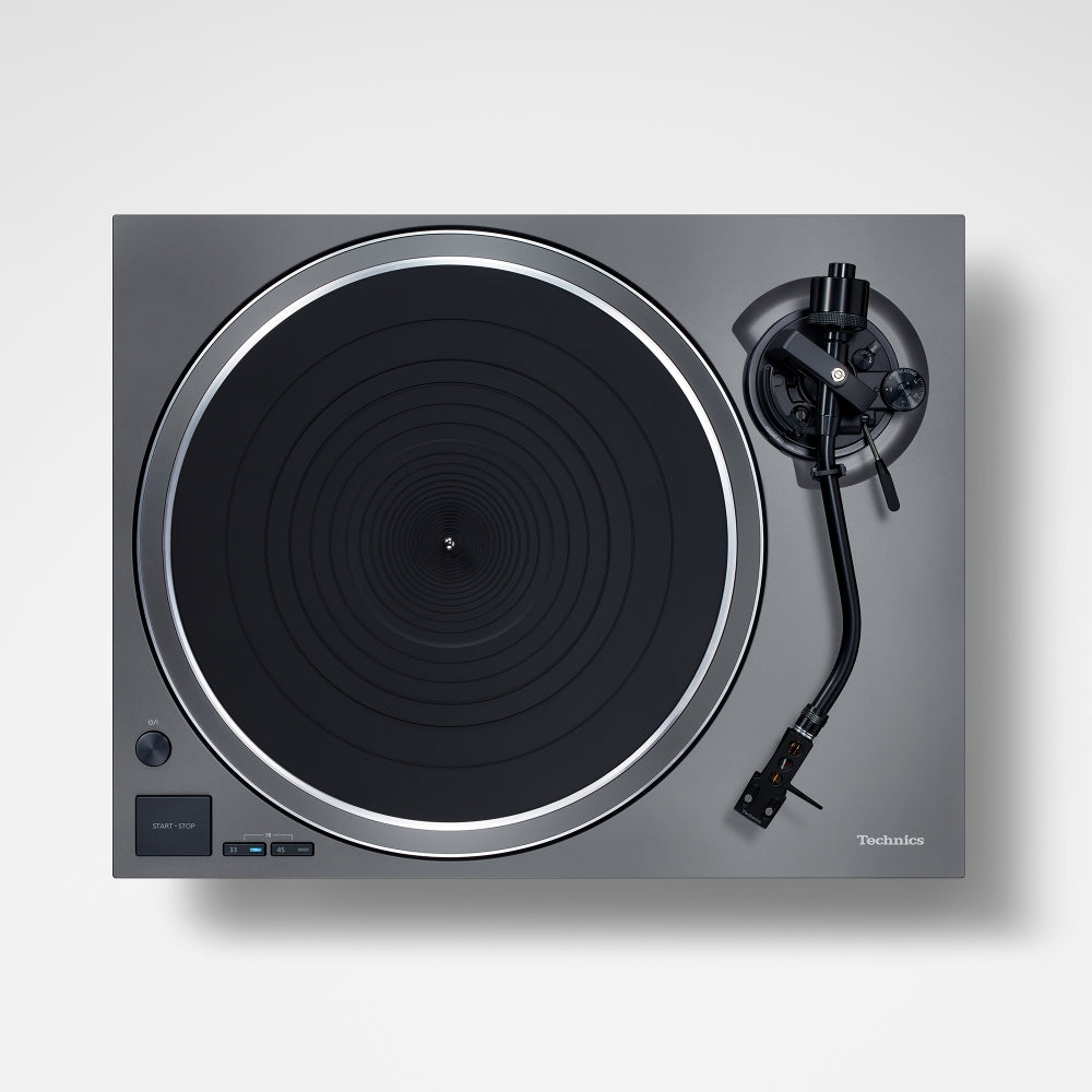 Technics SL-1500 CS. Neu mit Delta/Sigma Drive. Spitzen-Magnetsystem Ortofon 2M RED. Gun Metal Grey!