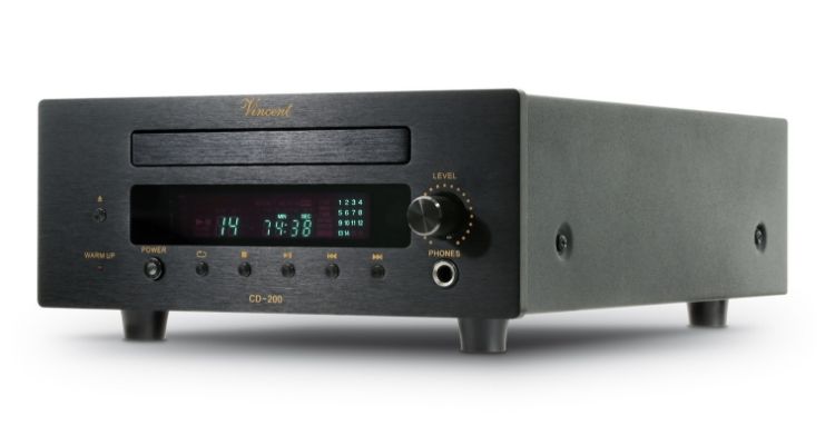 VINCENT CD-200. Sehr guter CD-Player im Mini-Format 21 cm. Röhren-Hybrid! Superklang! #1