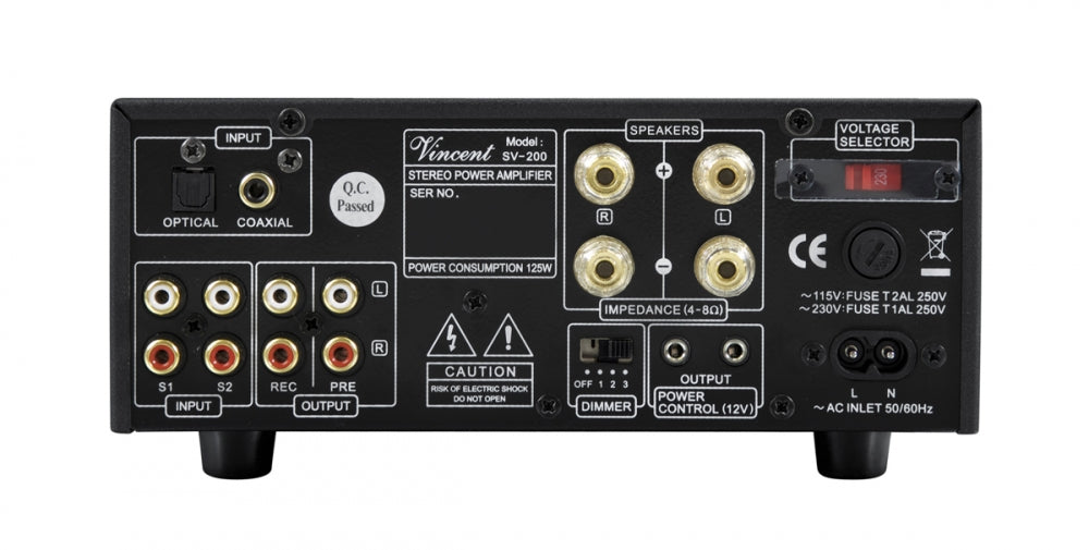 VINCENT SV-200. Sehr guter Vollverstärker im Mini-Format 21 cm. Röhren-Hybrid! Superklang! #4