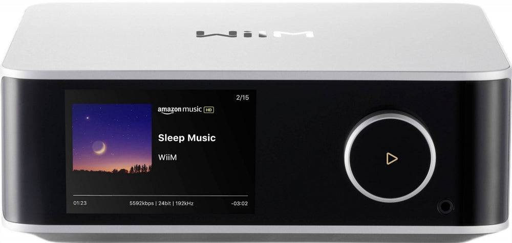 WiiM Ultra. Das neue Hi-Res Streaming-Flagschiff! Mit Display! Alu grau oder silber! — Alu-Silber