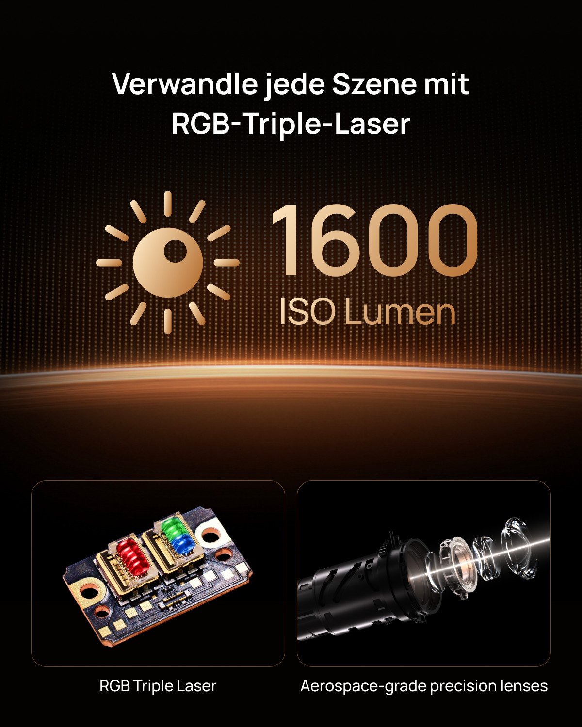 XGIMI Elfin Flip 4K. Ultraleichter, transportabler 4K-Laser-Beamer mit 1600 Lumen und GoogleTV!
