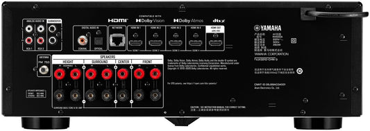 YAMAHA RX-500A. Brandneuer 7.2. Dolby Atmos/DTS:X - AV-Receiver. 7 x 145 W. Internetradio. Spotify Connect.