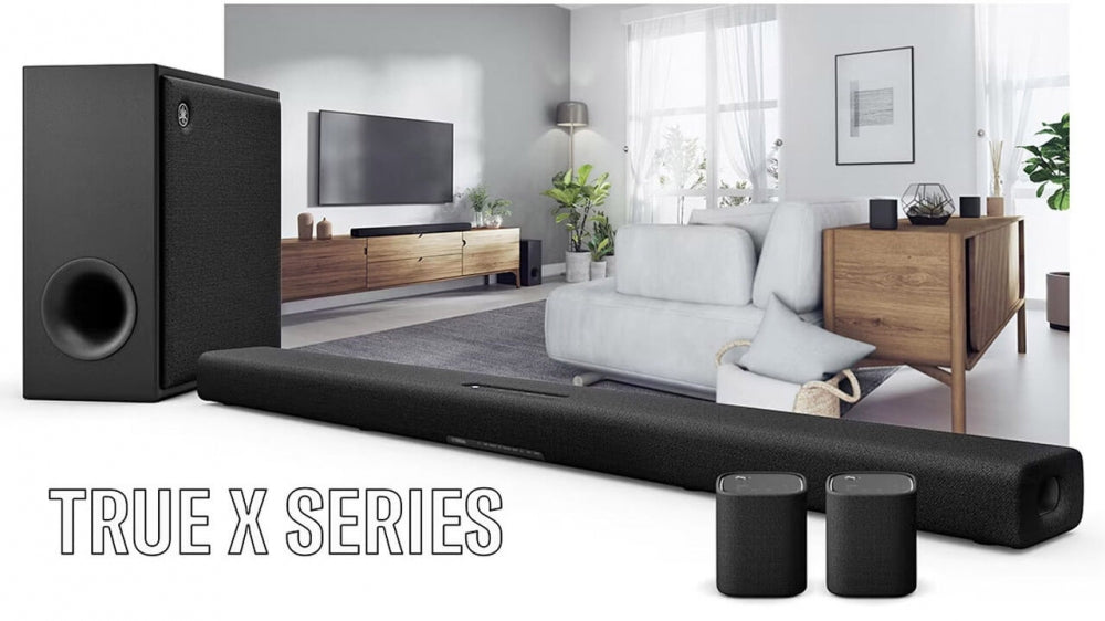 YAMAHA True X Surround 50A. Soundbar, Sub, 2 x Rear. Kabellos! Super-Paket mit Direktabzug! #1