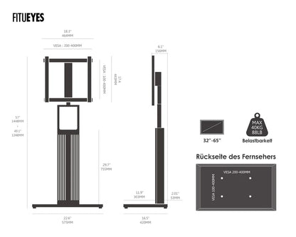 FITUEYES Zen FT65 TV-Ständer
